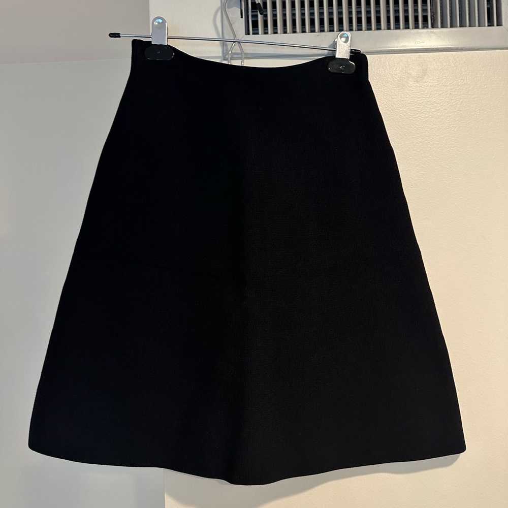 Scanlan Theodore Crepe Mini Skirt Black